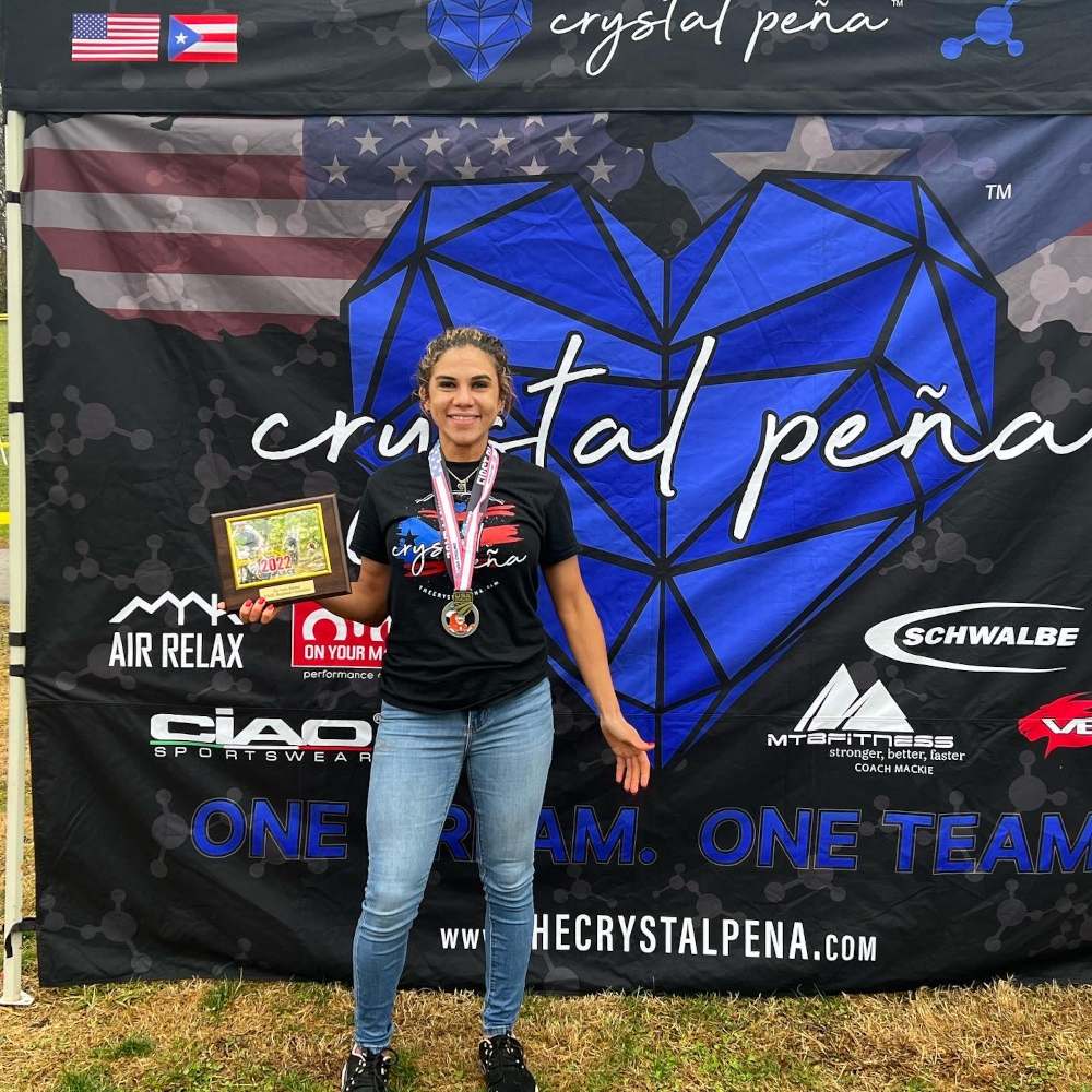 Crystal Peña - Cat 1 USAC Regional Champion Mountain Biking